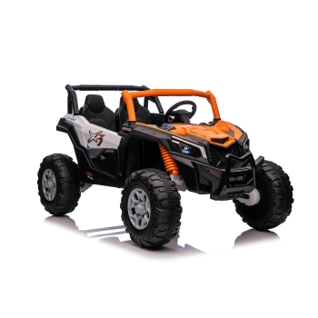 Duży Buggy dla dzieci UTV X3 Off-Road 2-osobowy 4 x 200W Pomarańczowy BBH-028.POM